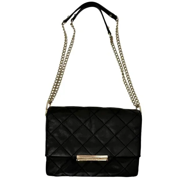 Kate Spade New York Emerson Place Lenia Black Quilted Leather Shoulder Bag - Picture 5 of 16